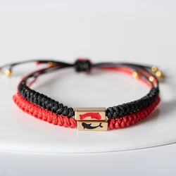 2 Pieces Hand-knitted lovers' bracelets Fashion Jewelry hand-made DIY bracelet #KY423