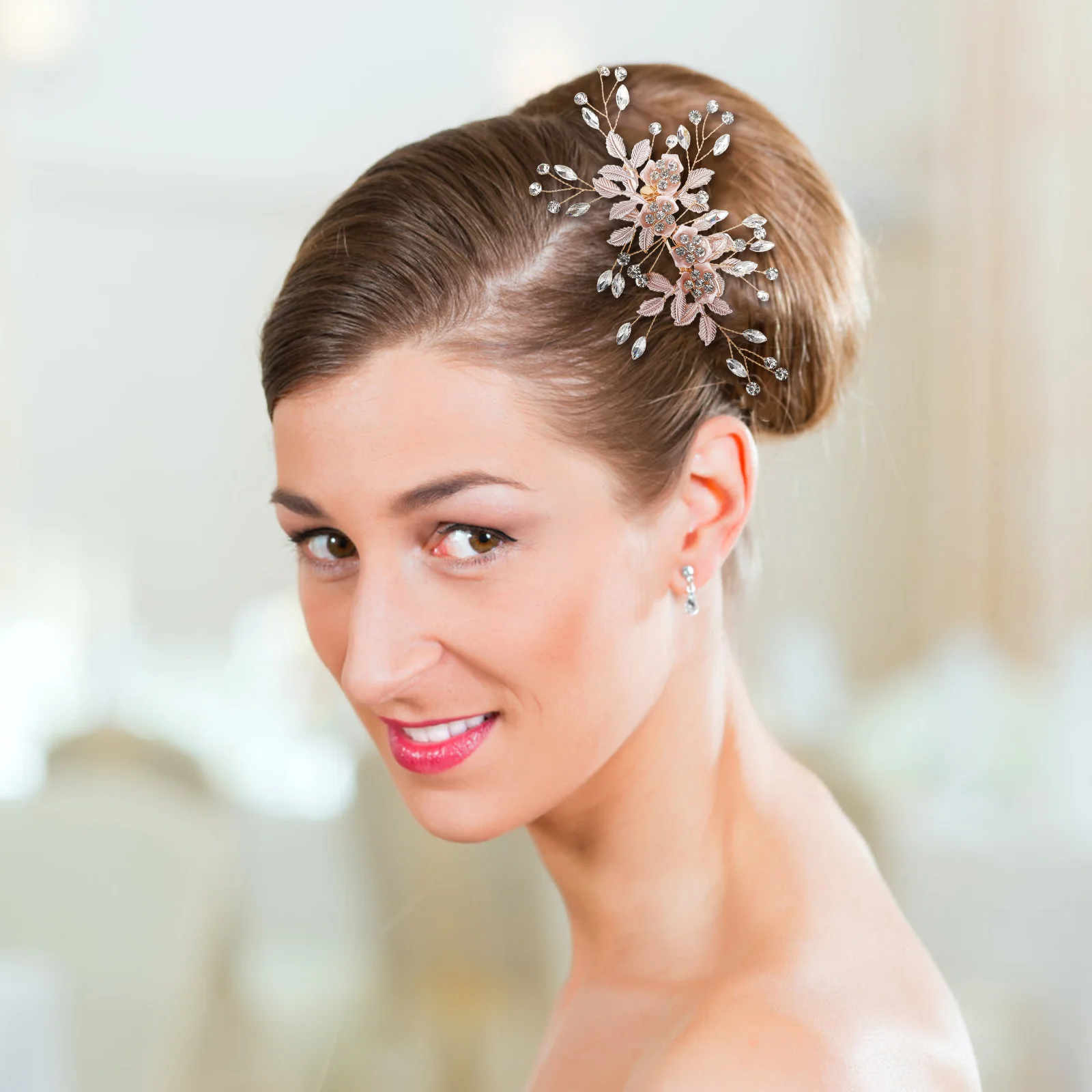 

Rhinestone Hair Clip Rhinestones Bridal Accessories for Women Comb Combs Vintage Bride