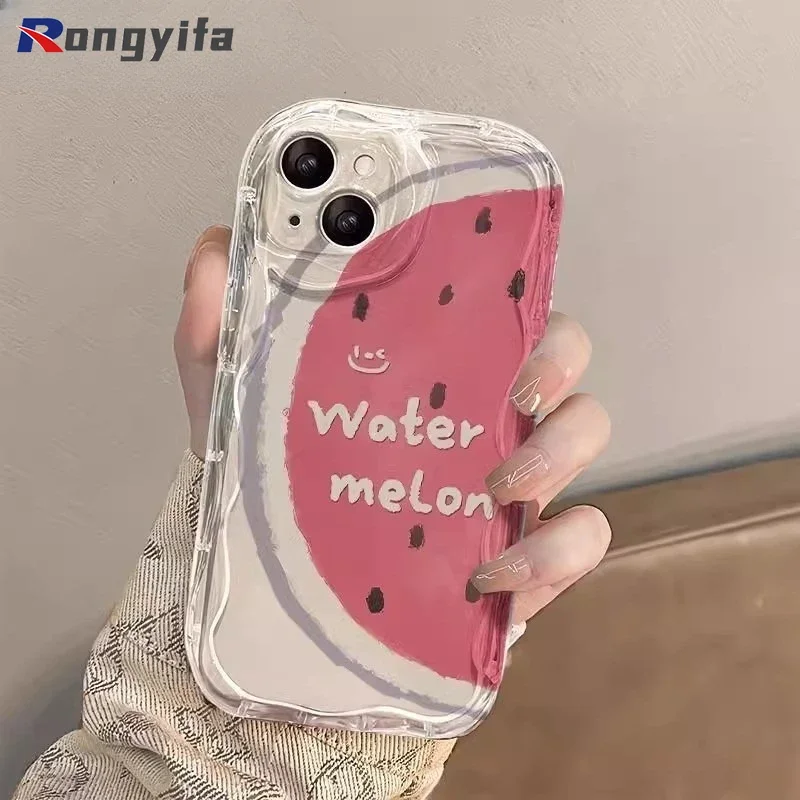 For Huawei Nova 11i 12 SE 11 Pro Ultra Y60 Y71 Y90 Y91 Y70 Plus Y72 Honor 200 100 Magic 6 Pro Phone Case Summer Watermelon Cover