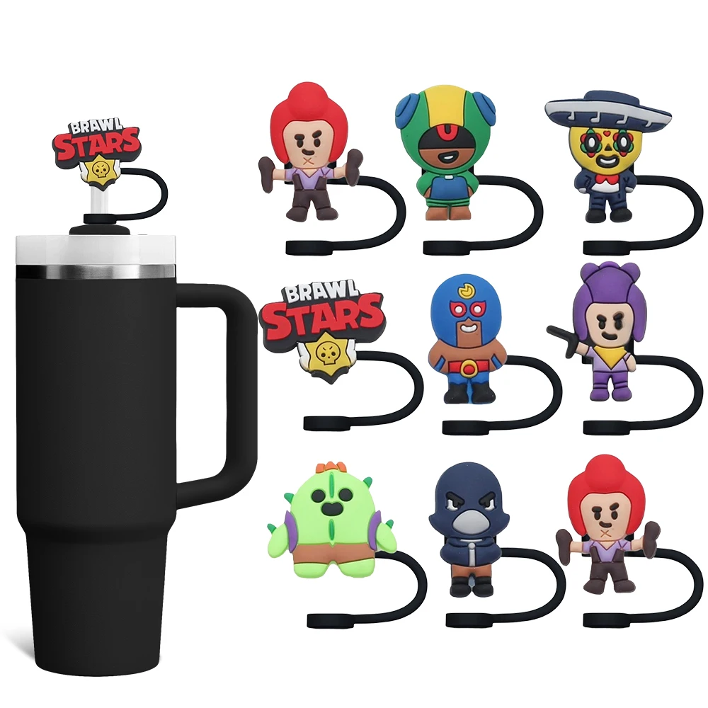 

Hot Toys Outdoor Game Straw Cover Cap 8&10MM Drinking Cup Accessories Splash Proof Drink Fit Cup Straw Cap Charms party Gift