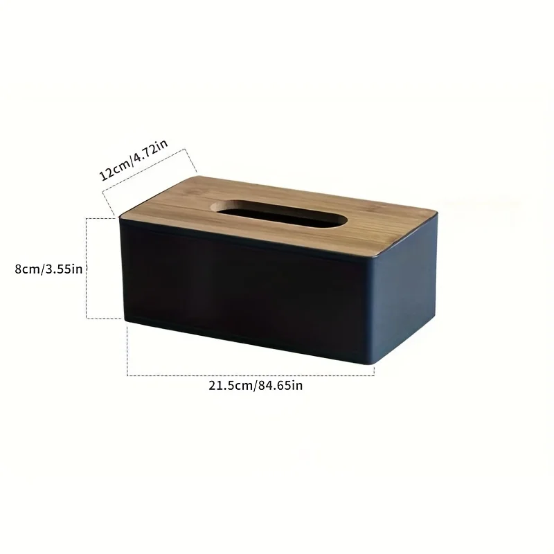 Simple Tissue Box, Tissue Box Cover, Desktop Rectangular Tissue Holder, Tissue  Box, For Bathroom Living Room Bedroom Vanity Cou