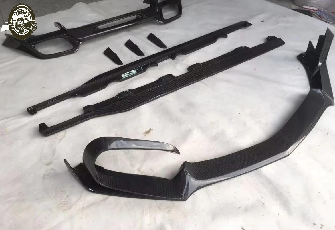 YICKU High Quality Body Kit for Mercedes Benz AMG GT Upgrade RZ Style Auto Parts Front Lip Rear Diffuser Side Skirts Spoiler