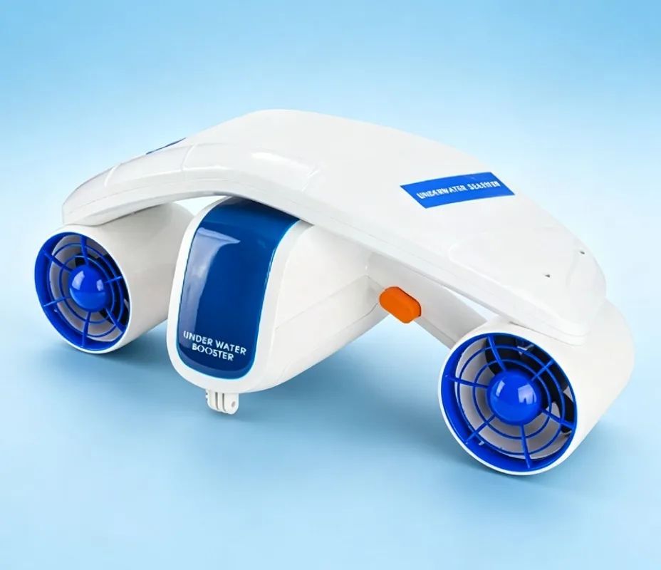 Portable Electric Sea Scooter Underwater Diving Booster with Camera Bracket for Swimming Snorkeling Underwater Sports