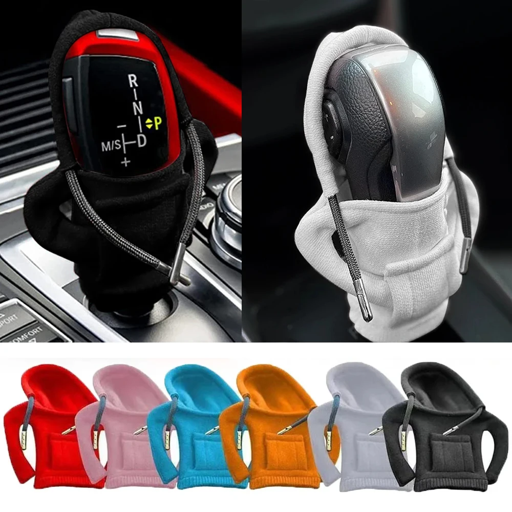 Gearshift Hoodie For BUICK Enclave Encore Lacrosse Excelle Regal Hoodie Car Gear Shift Lever Cover Sweatshirt Change Lever Cover