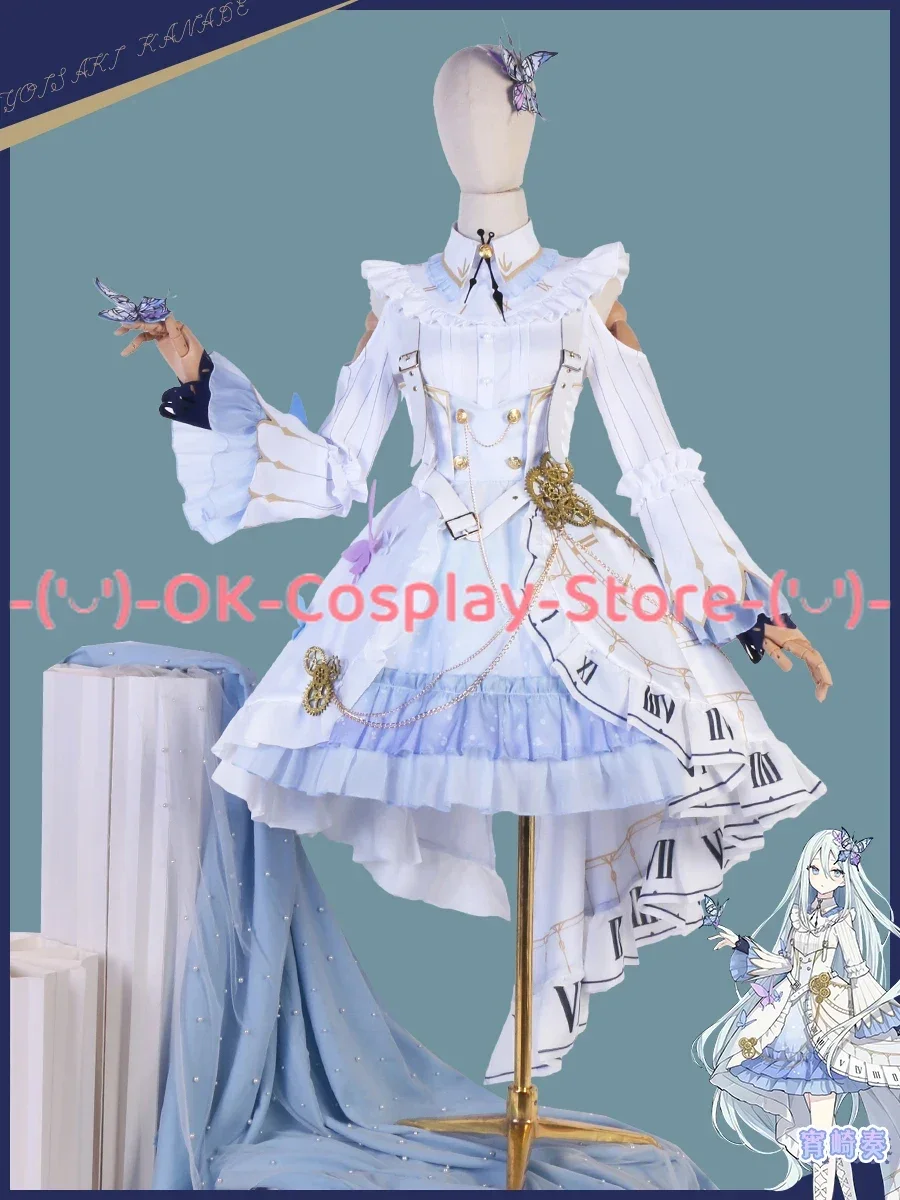 Disfraz de Cosplay Yoisaki Kanade, traje de vestido de proyecto Sekai, uniformes de Carnaval de Halloween hechos a medida