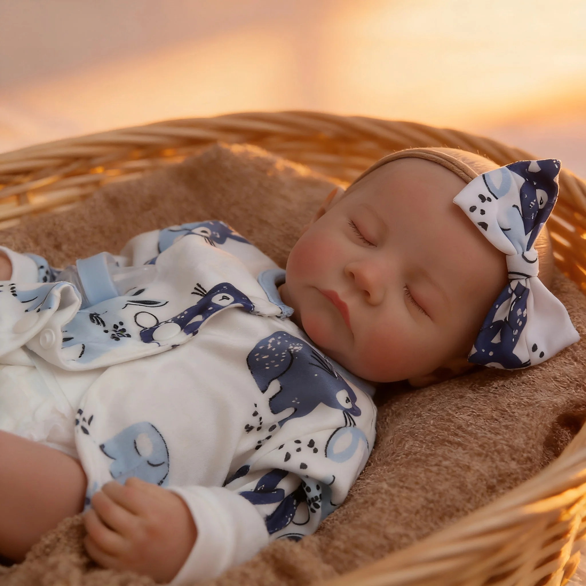 18-Inch Reborn Baby Dolls  - Realistic Newborn, Soft Weighted  Body, Adorable Poseable Real Life Doll– Gift for Kids Age 3+