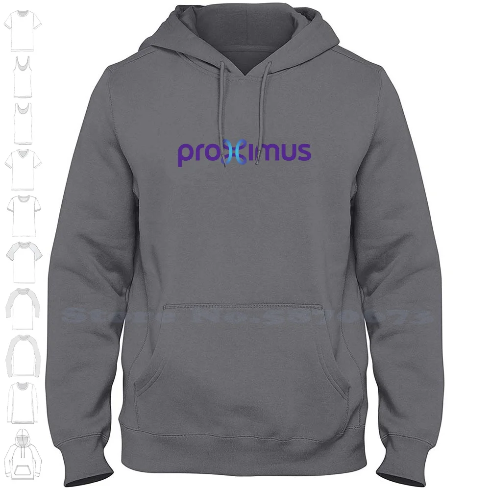 Proximus Logo Casual Clothing Sweatshirt 100% Cotton Graphic Hoodie