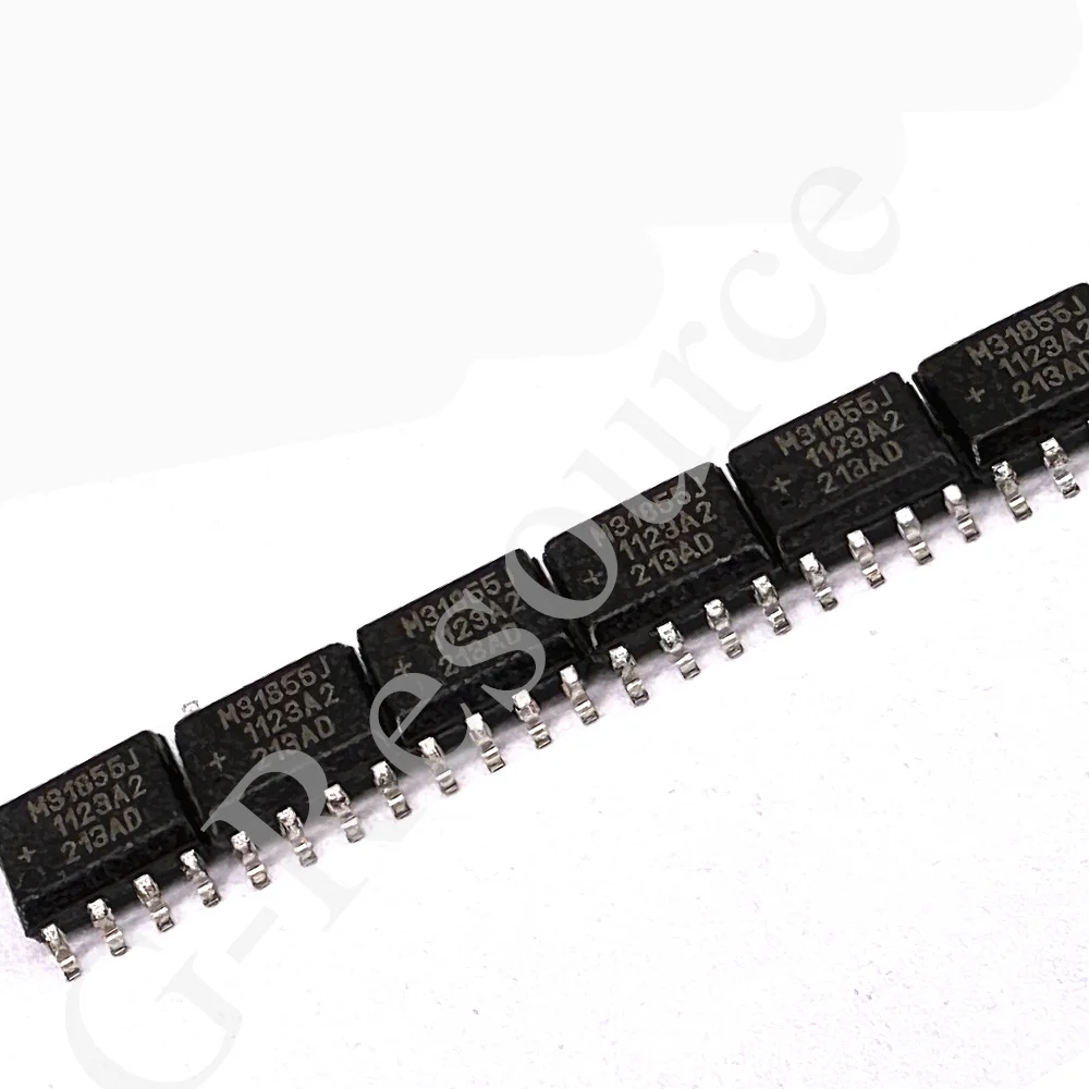 (5pcs) MAX31855JASA+ (Marking M31855J) SOP-8 Cold-Junction Compensated Thermocouple-to-Digital Converter chip