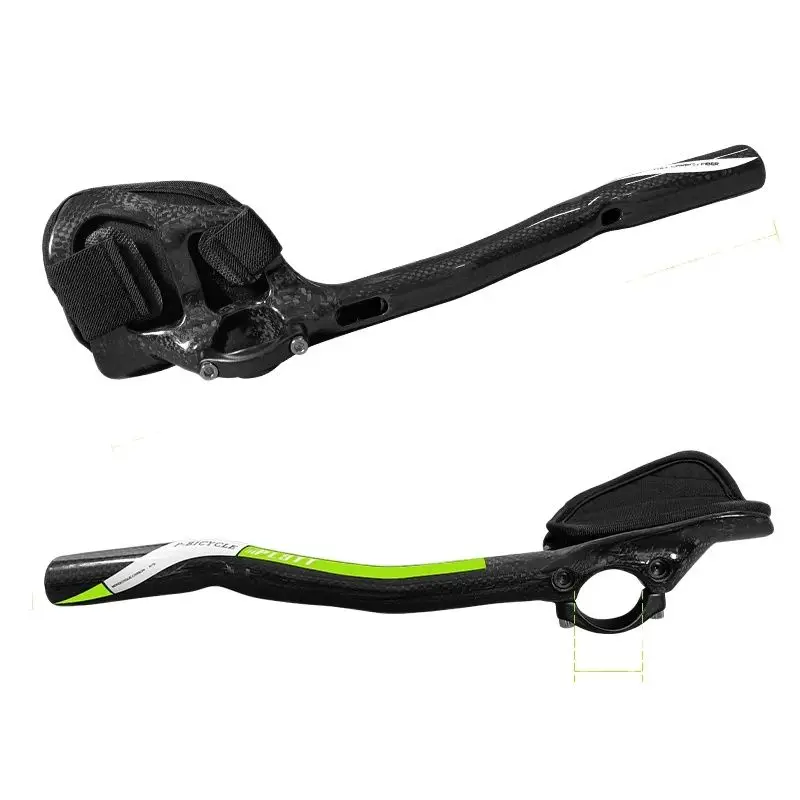 

3K Carbon Handlebar for Road Bike, Black, RED, Tt, Handlebar End Bar, Accessories