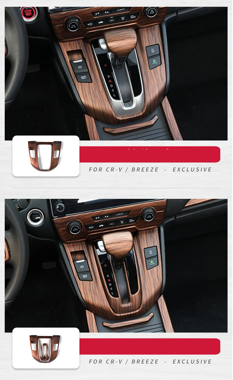 ABS In Fibra di Carbonio Fit Per Honda CRV CR-V 20... – Grandado