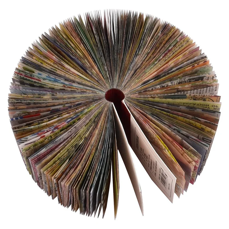 QWE-365 ورقة خمر سكرابوكينغ DIY المواد ورقة الأزهار أخبار رسالة الزخرفية الرجعية الفن الحرفية لوازم الزينة