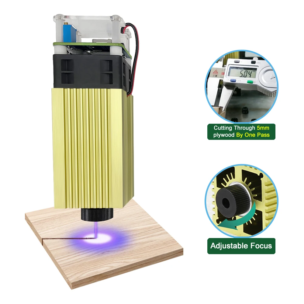 LASER TREE 5W modulo per incisione Laser 450nm TTL Blue Light 5W testa Laser per macchina da taglio per incisore Laser strumenti per la lavorazione del legno