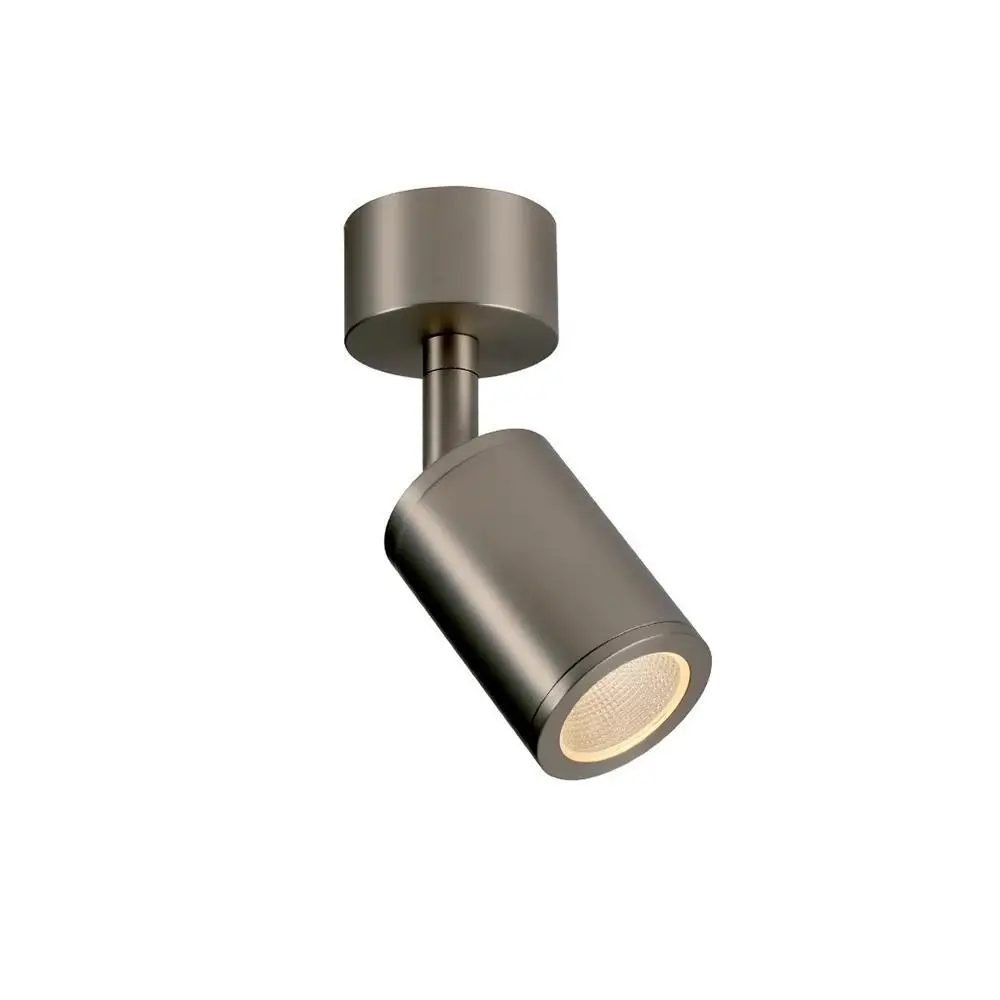 

High-end surface-mounted spotlights, non-opening, adjustable angle, nickel color, entrance for shops, bedroom bedside atmosphere