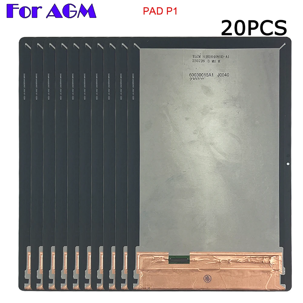 20PCS For AGM PAD P1 10.36 inch Tablet LCD Display Touch Screen Digitizer Glass Assembly Repair Parts