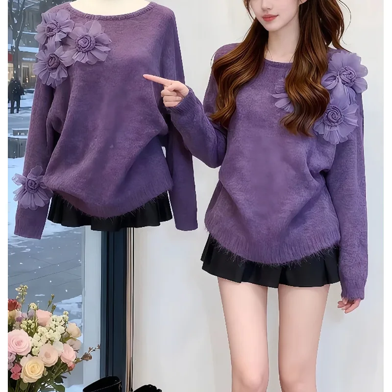 

Утепленный мягкий женский свитер: новинка весеннего сезона, облегающая вязаная верхняя одежда для повседневной носки, зимний трикотаж