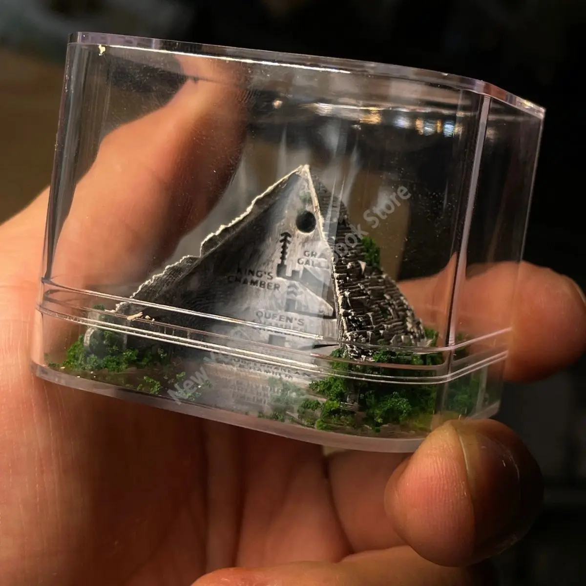 Miniature Geographical Landscape:Desktop Fish Tank Geography Ornaments,Geography Teaching Tools