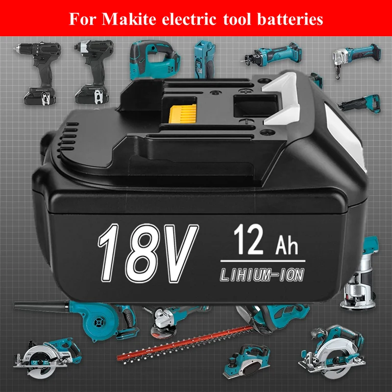 for Makita 18V 6000mAh Rechargeable Power Tools Battery 18V makita with LED Li-ion Replacement LXT BL1860B BL1860 BL1850 Charger