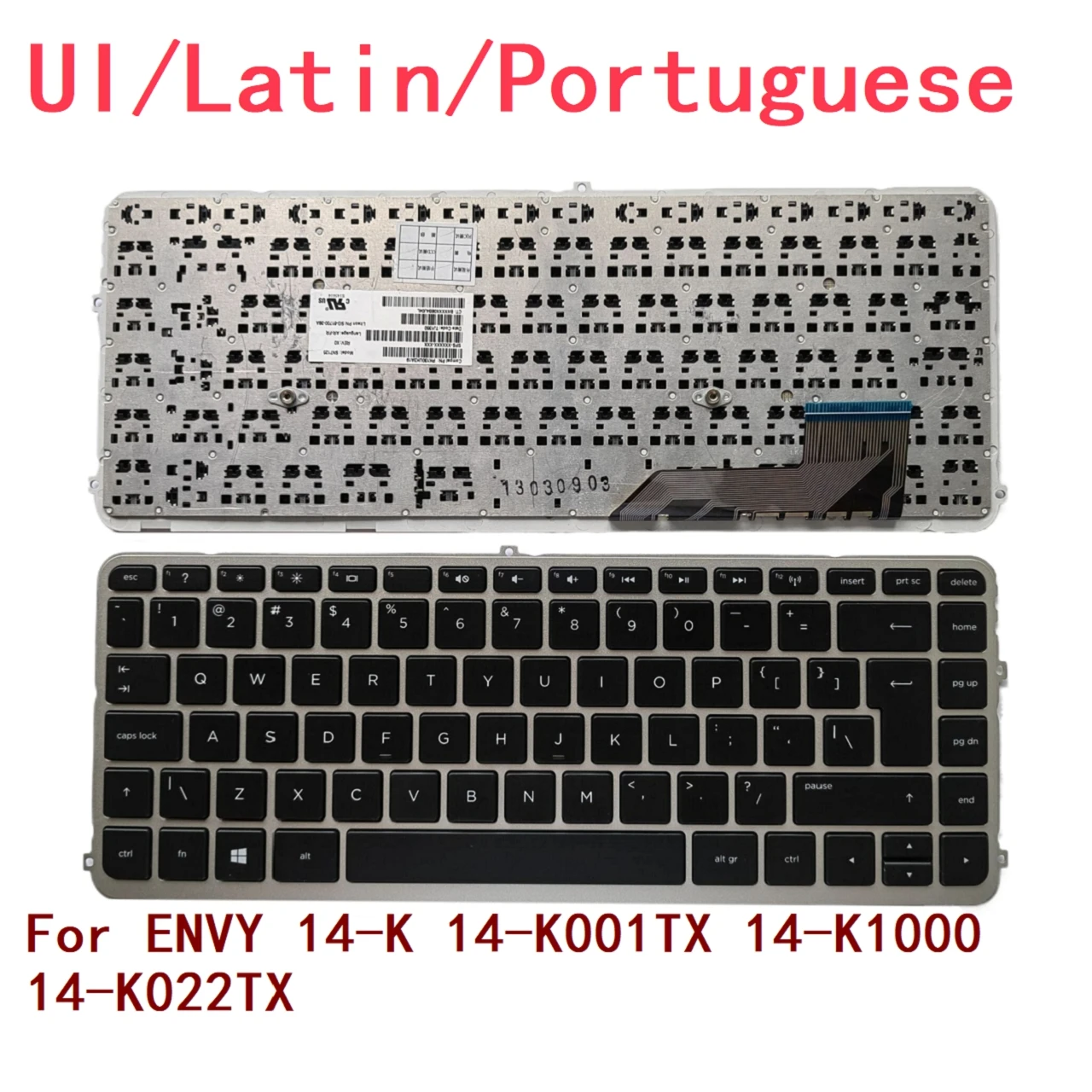 New UI Latin Portuguese Laptop Keyboard For HP ENVY 14-K 14-K001TX 14-K1000 14-K022TX Notebook PC Replacement