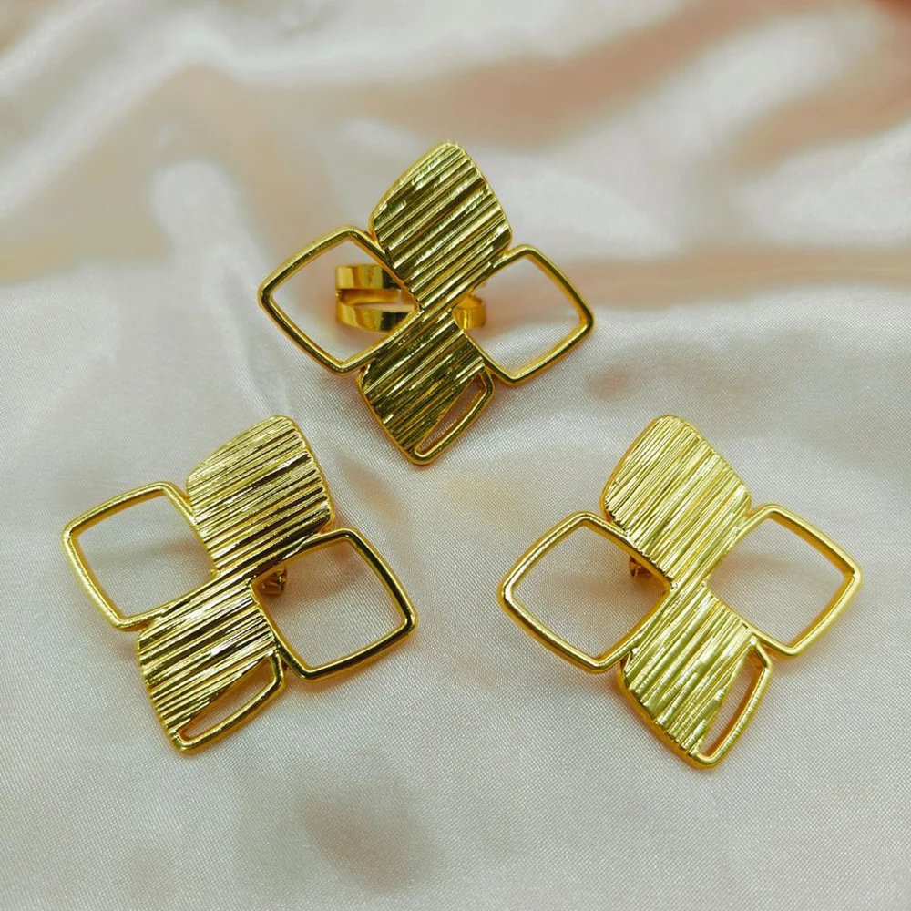 YM Dubai Gold-Plated Jewelry Set 4