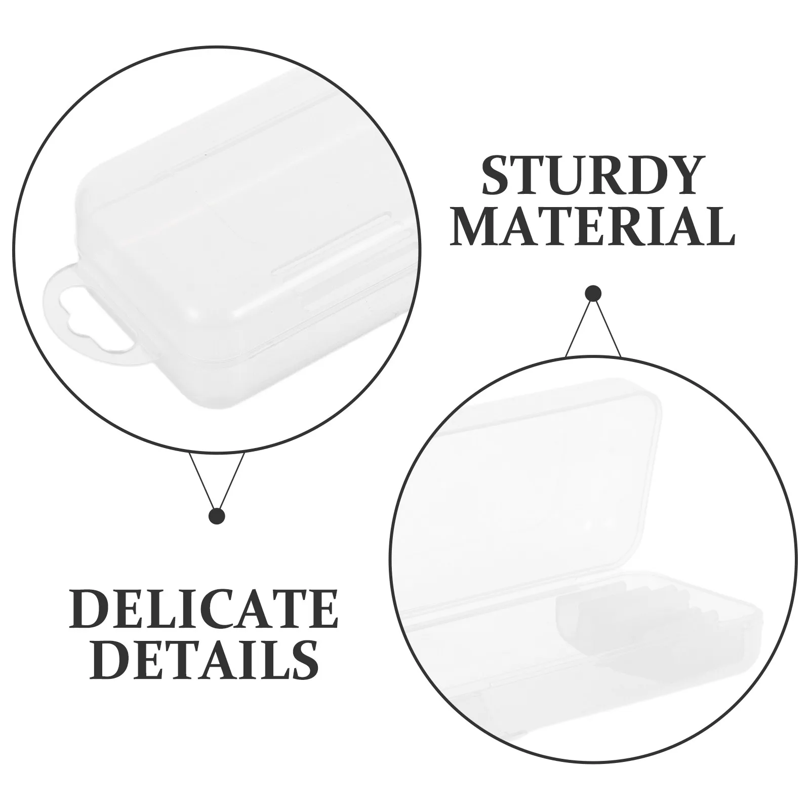 

5Pcs Portable Transparent Cutlery Storage Box Snap Lock Dustproof Organizer for Spoon Fork Chopsticks Travel Camping Picnic