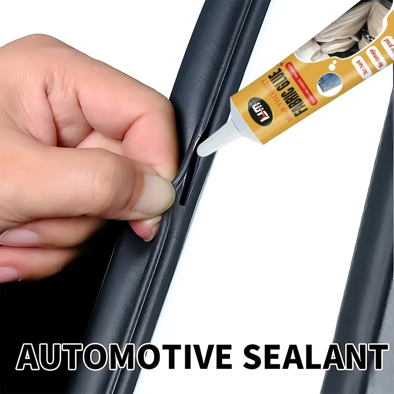 KJM Automotive Sealant Adhesive: Fixes Interior Plastic/Leather Seats & Bonds Windproof Sealing Strips image 4