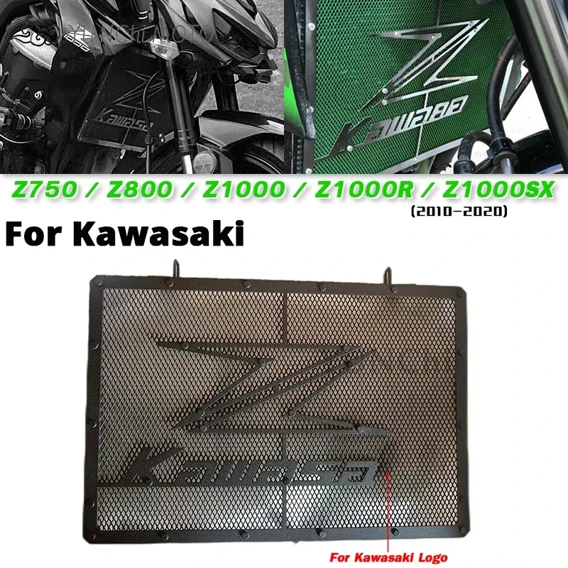 

For Kawasaki Z750 / Z800 Z1000 Z1000R Z1000SX 2010-2020 Motorcycle Radiator Grill Guard Cover Engine Cooler Protector