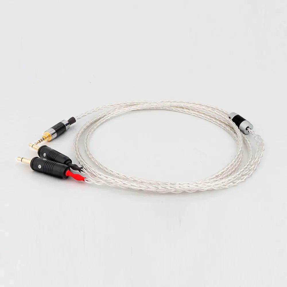 HiFi 8Core OCC versilbert für Focal ELEAR Headset Utopia Upgrade Kopfhörerkabel 2,5 3,5 4,4 6,35 mm4 Pin XLR Clear Celestee – Detail 3