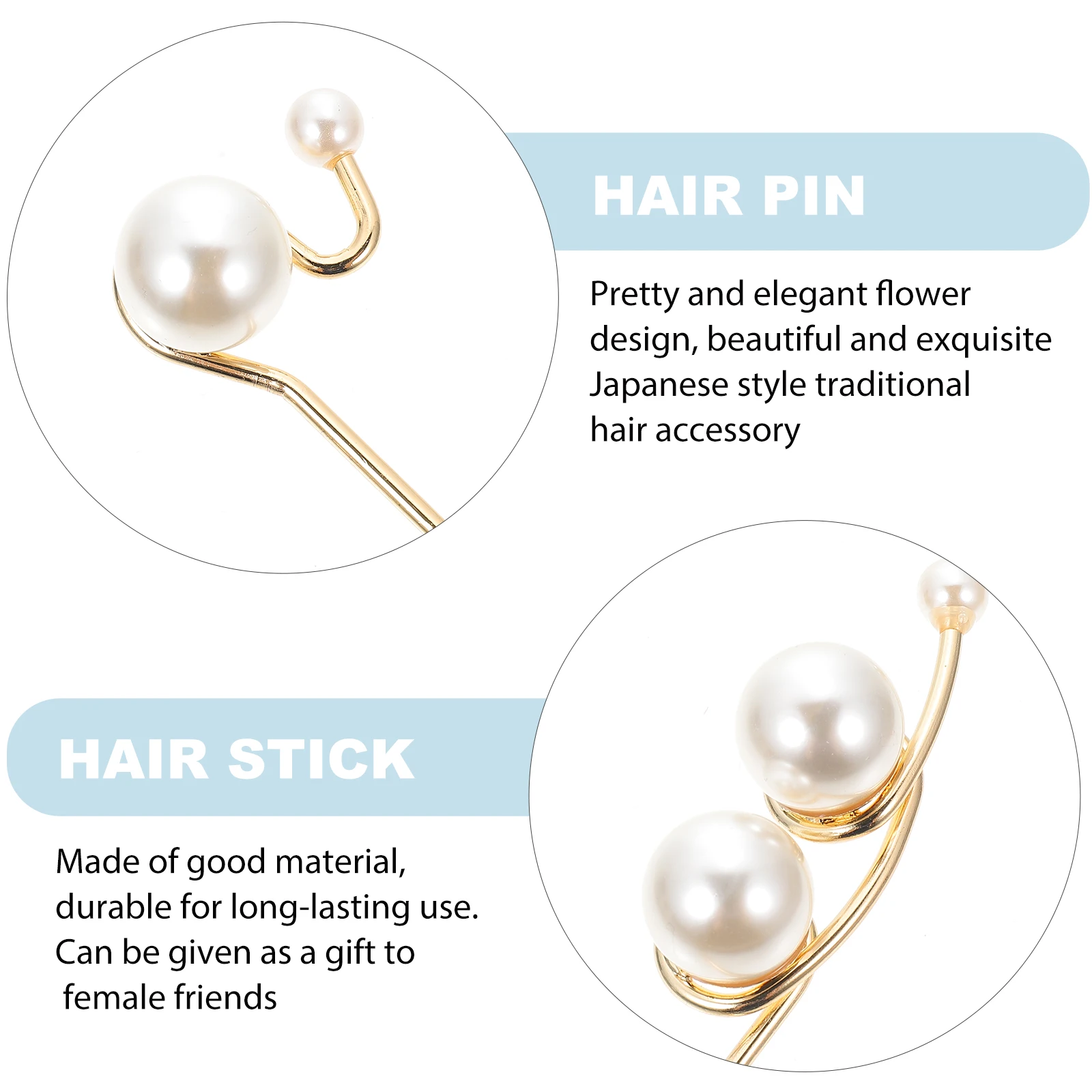 

3pcs Hairpin Stick Bun Women Chopstick Chinese Bridal Accessories Daily Wedding Party Prom Sticks for Buns Hair Bun