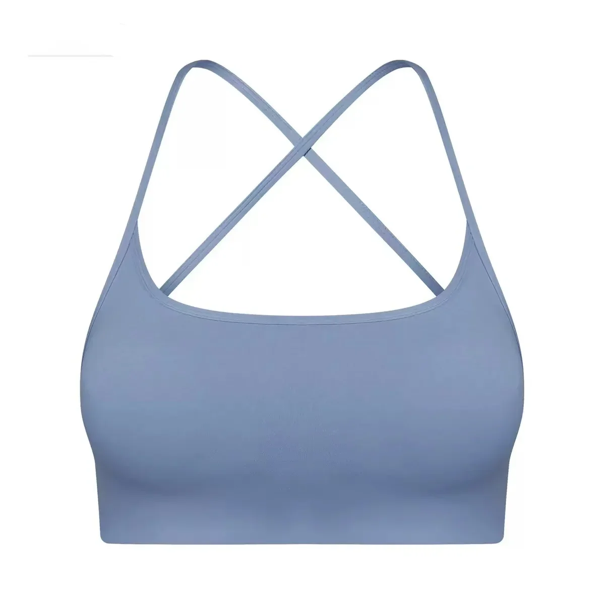 Fitness-Sport-BH mit hohlem Rücken, sexy, mit dünnen Trägern, für Yoga, Pilates und Training, Sportunterwäsche, Sportbekleidung – Detail 12