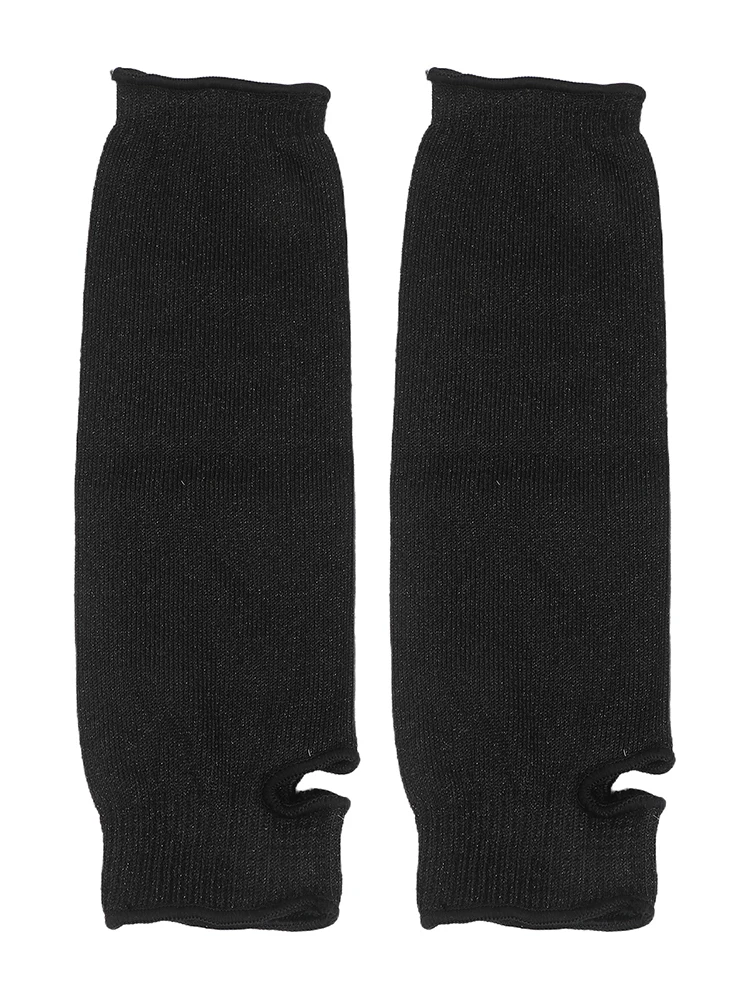 1Pair M/L Level 5 HPPE Cut-resistant Gaiters Provide Protection Legs With Elastic Adjustment Leggings For Gardening Activities