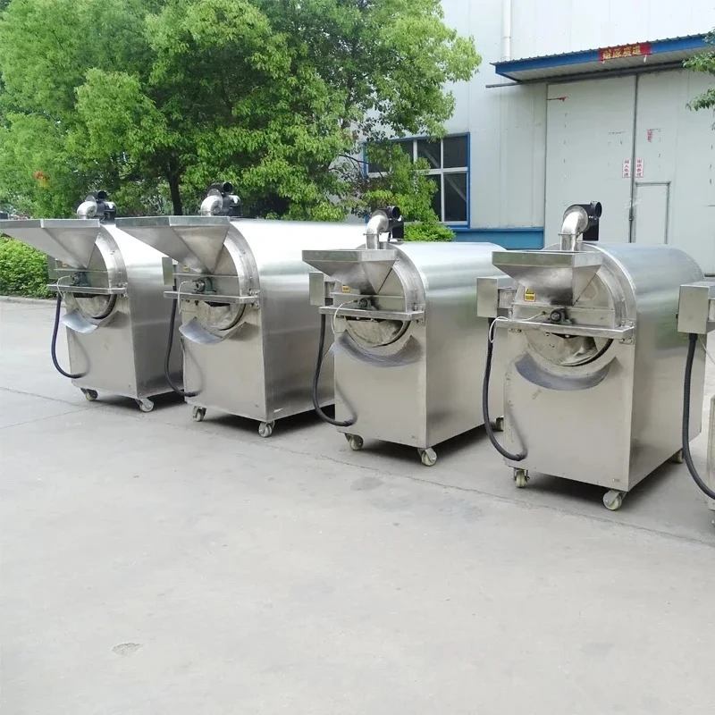 Máquina automática para asar maní y semillas de girasol, 50kg, 100kg, 150kg, precio más bajo, maquinaria para tostar anacardos
