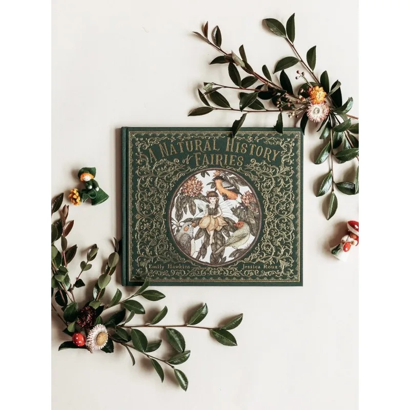 

A Natural History of Fairies Art Book Hardcover Jessica Roux Illustration Collection Natural Retro Forest System English