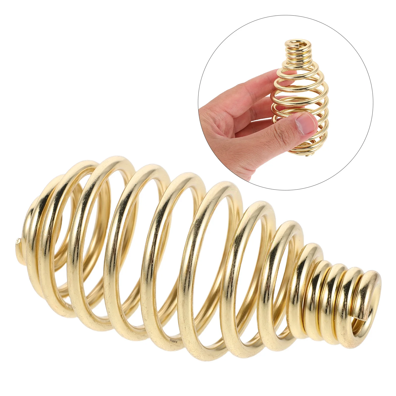 มือจับสปริงเตาผิงสแตนเลสทนความร้อนสูง 2 ชิ้น สำหรับเตาไม้ ย่างบาร์บีคิว เตารมควัน ประตูเตา