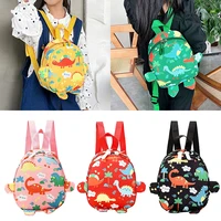 Bolsa bonita para niños, mochilas escolares con dibujos de dinosaurios para niños, mochila de viaje para exteriores preescolar para guardería, antipérdida