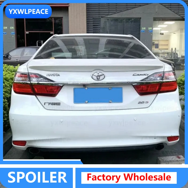 

Suitable for Toyota Camry spoiler 2012 2013 2014 2015 ABS material car rear wing trim unpainted color rear trunk spoiler