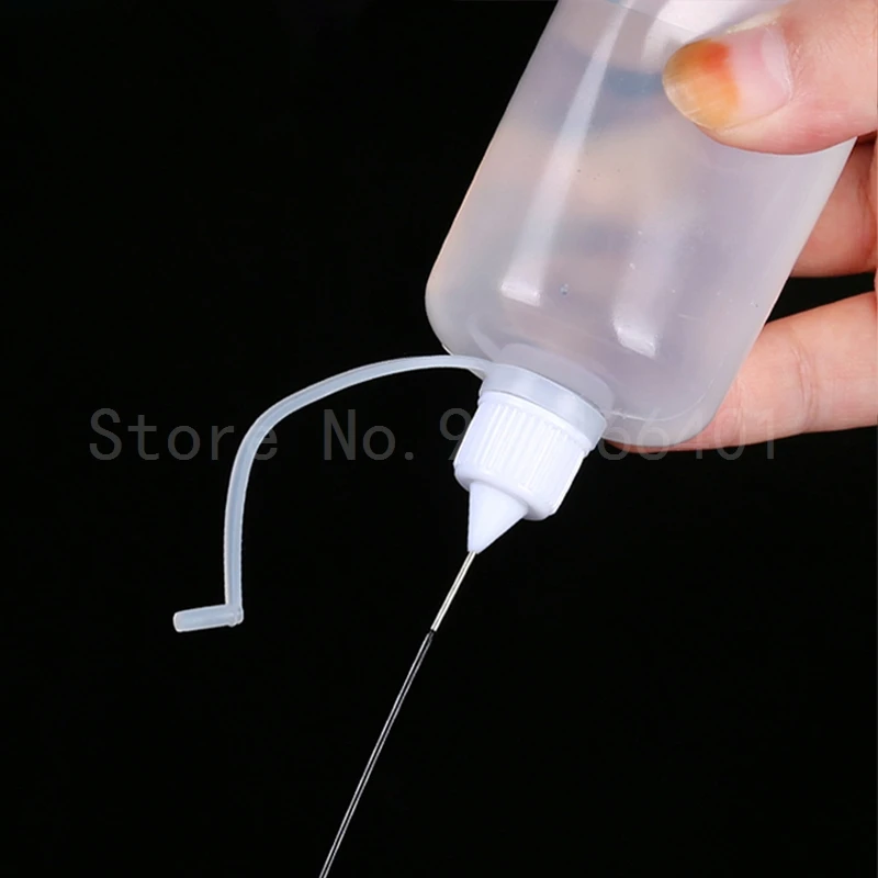 50pcs 5ml 10ml 30ml 50ml Needle Tip Squeeze Bottles Plastic Glue Dispenser Applicator ELiquid Bottle Scrapbooking Craft Tool