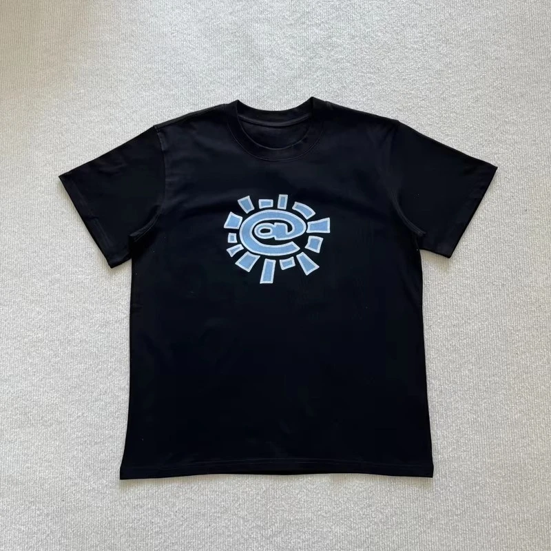 Sommerliches ADWYSD T-Shirt mit Rundhalsausschnitt für Herren und Damen – Hochwertig, schlicht, modisch und vielseitig für den Alltag – Detail 10