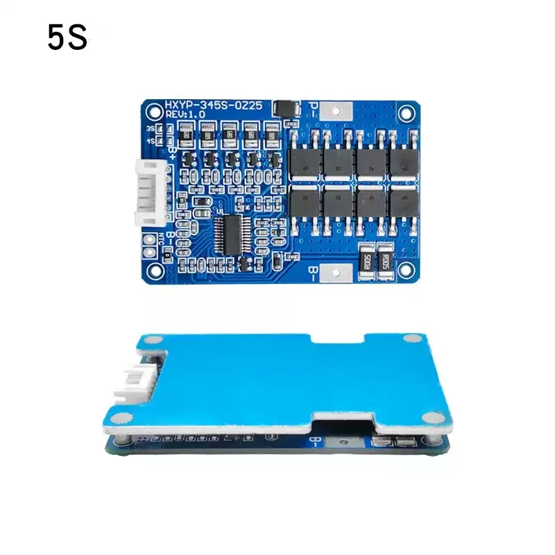 3S 4S 5S 25A BMS 18650 Lithium Battery Protection Board Module with Balanced 12.6V 16.8V 21V  Heatsink view 4