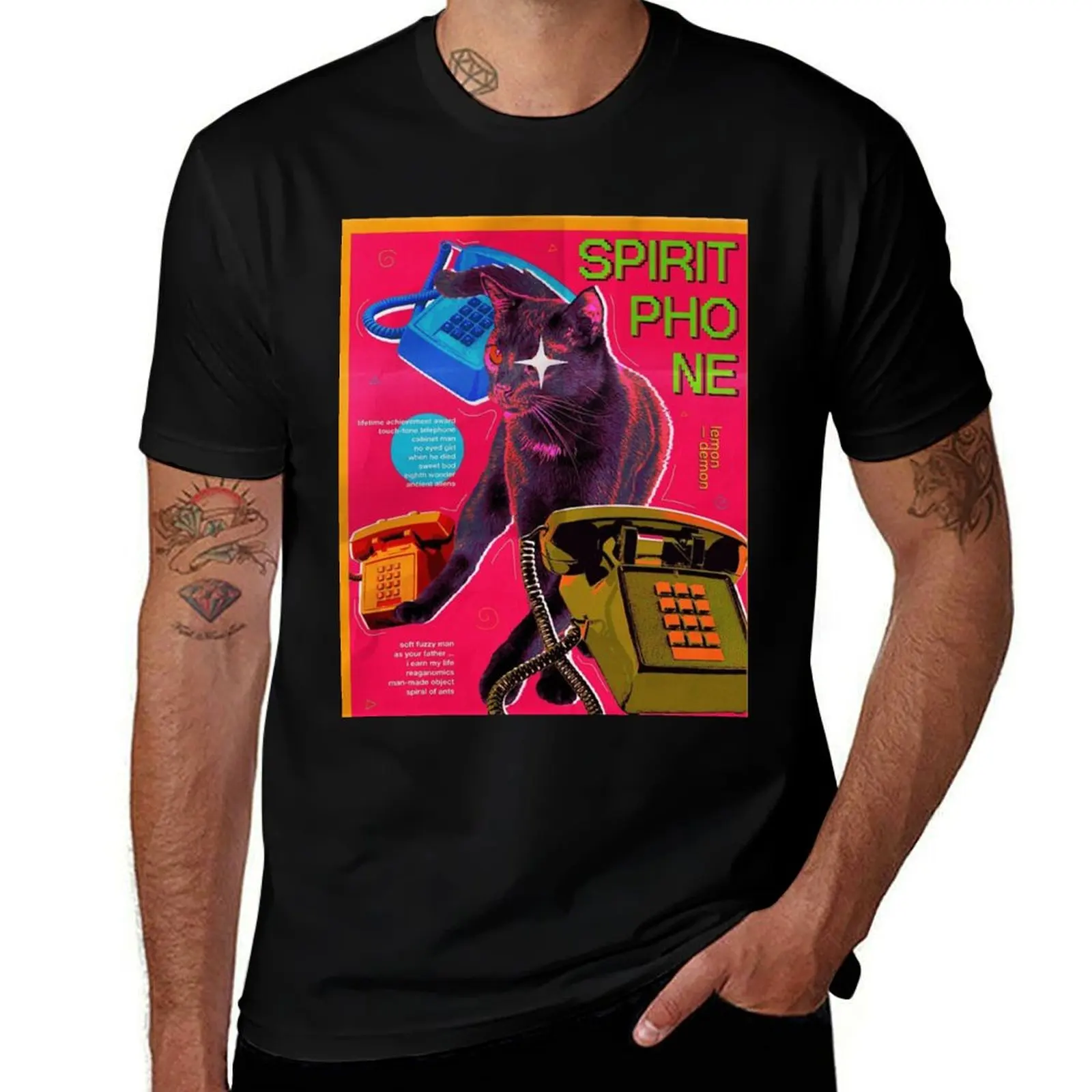spirit phone - lemon demon T-Shirt Outdoor Work Short Sleeve Top T-Shirt