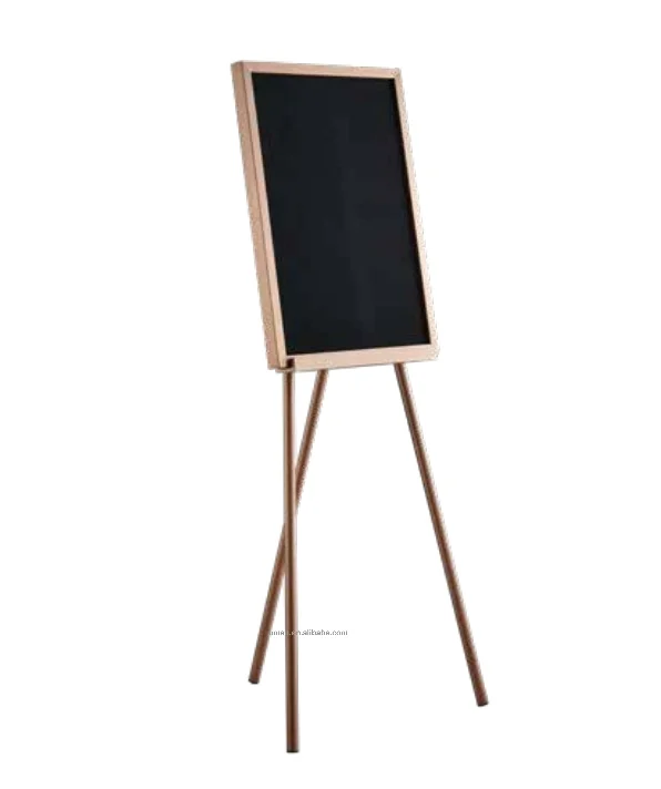 A2 Board  Triangle Tripod Leg Sign Stand Display Rack for Exhibition Museum Hotel Lobby