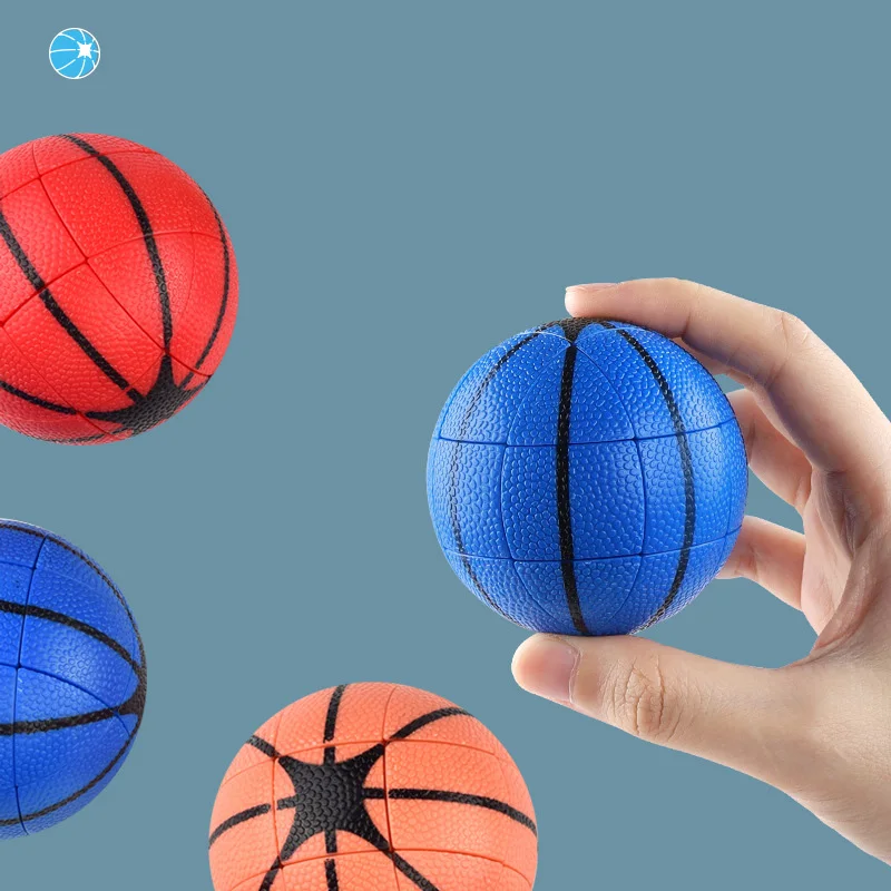 Quebra-cabeça criativo 3x3 cubo mágico basquete plástico personalizado torção quebra-cabeça magico cubo brinquedos aniversário presente de natal para crianças