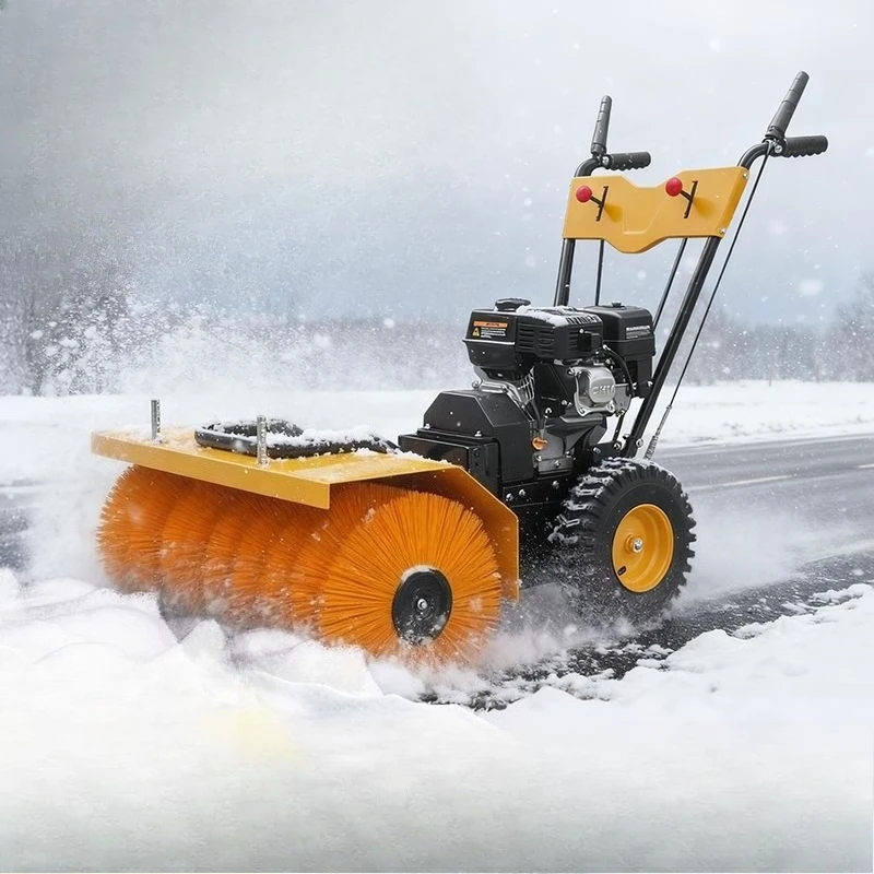 

Hand push snow plow Multifunctional small snow thrower Automatic snow removal
