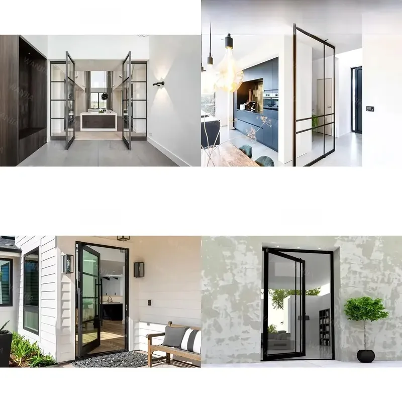 Wanjia new spring revolving door entrance revolving glass door household modern revolving door