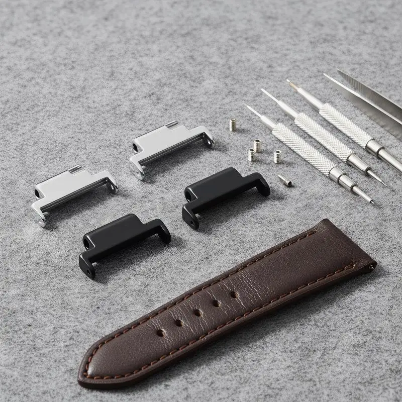 Durable 14mm to 20mm Metal Watch Strap Connector Adapter for Seamless Bracelet Replacement