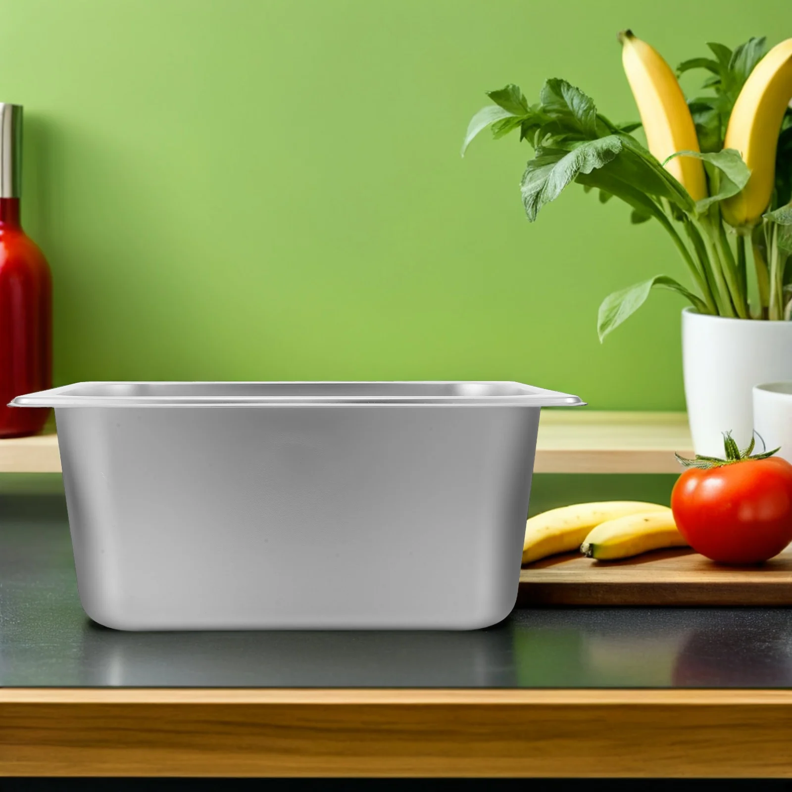 

Steam Flat Pan 28Cm Nonstick Stainless Steel Rapid Heating Electric Induction Stove Multifunction Steaming Pot Kitchen