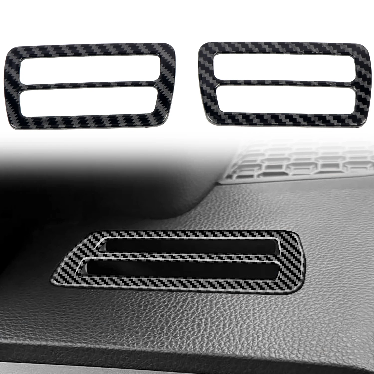 لتويوتا 4 عداء 2025 تاكوما 2024-2025 اكسسوارات السيارات ABS الداخلية الجبهة لوحة القيادة A/C تنفيس المخرج غطاء تراكب ديكور 2 قطعة #1