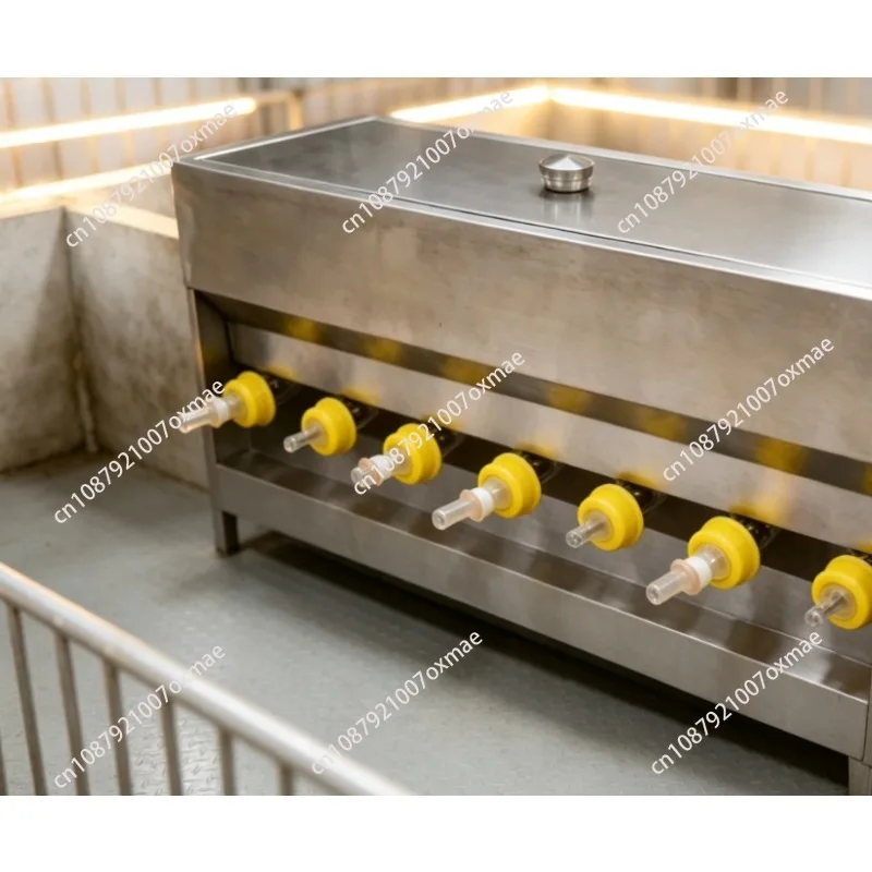 Stainless Steel Double-Sided Automatic Constant Temperature Feeder, Lamb & Piglet Milk Replenishing Equipment