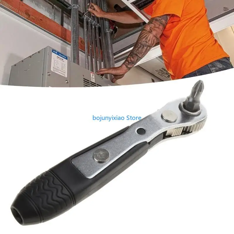 900B Mini 1/4 Inch Quick Socket Ratchet Wrench Rod Screwdriver Ratchet Handle Wrench