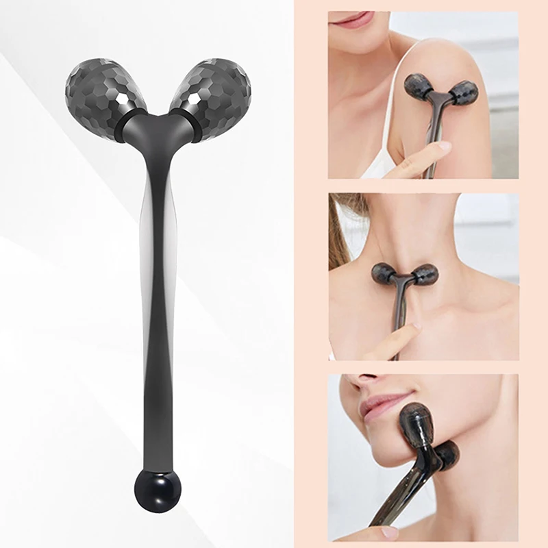 Manual Roller Massager Face Massager Lift Face Roller Massager Y Shape Body Massage Tool Skin Care Tools Neck Massager