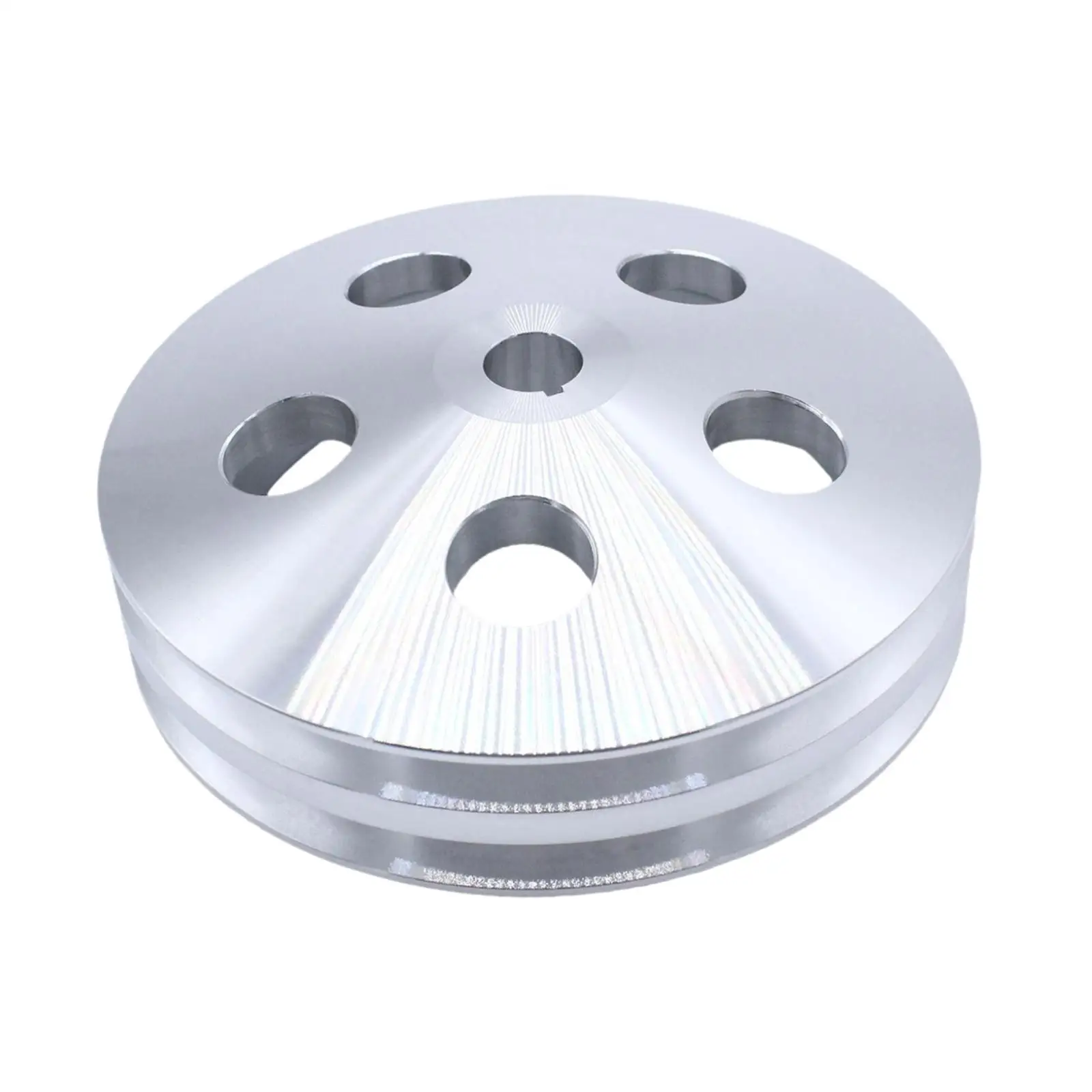 크롬 더블 그루브 스티어링 펌프 풀리 교체 예비 부품 내구성 있는 알루미늄 합금 쉐보레 유압 시스템 수리용